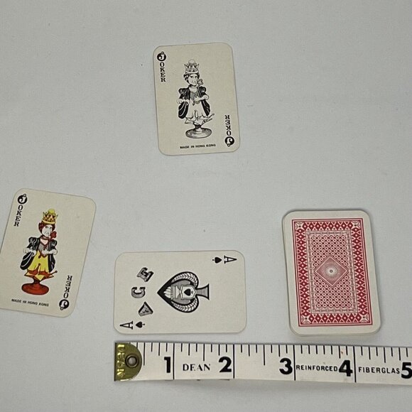 Vintage Souvenir Keychain Mini Playing Card Deck New Mexico made in Hong Kong - Picture 10 of 10